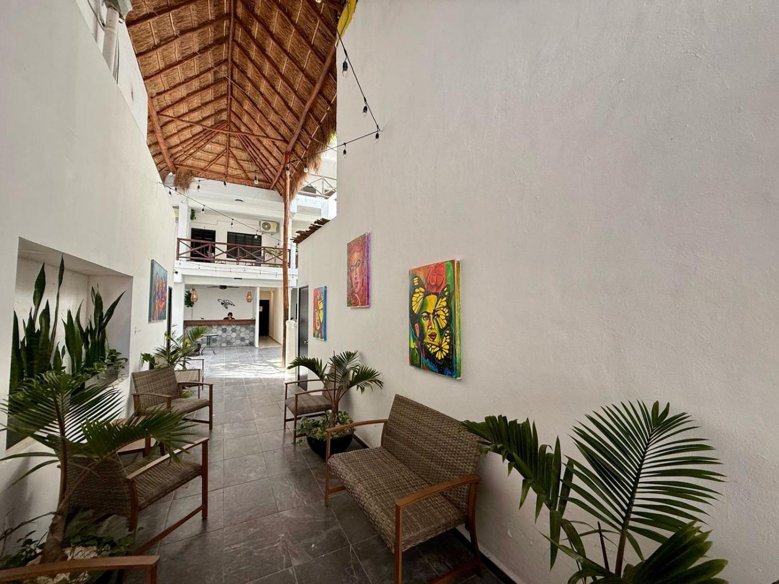 普拉亚卡门 Casa Tortuga 5Th Ave酒店 外观 照片