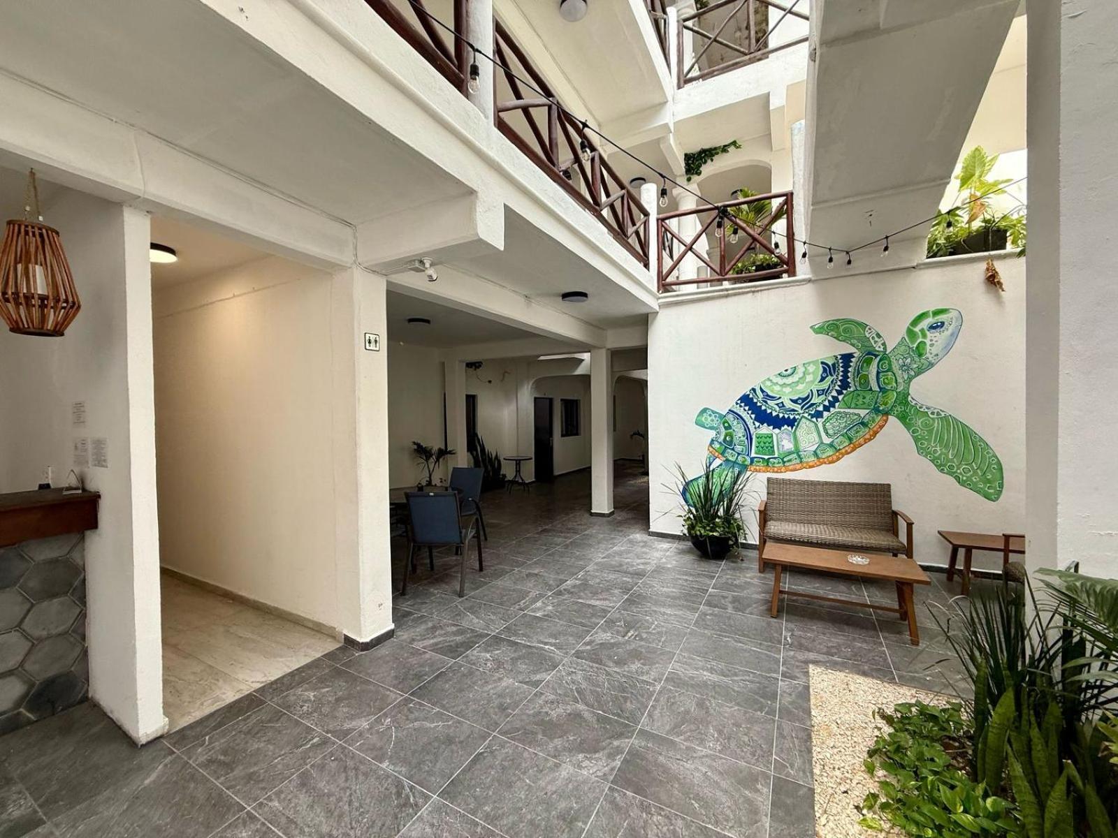 普拉亚卡门 Casa Tortuga 5Th Ave酒店 外观 照片