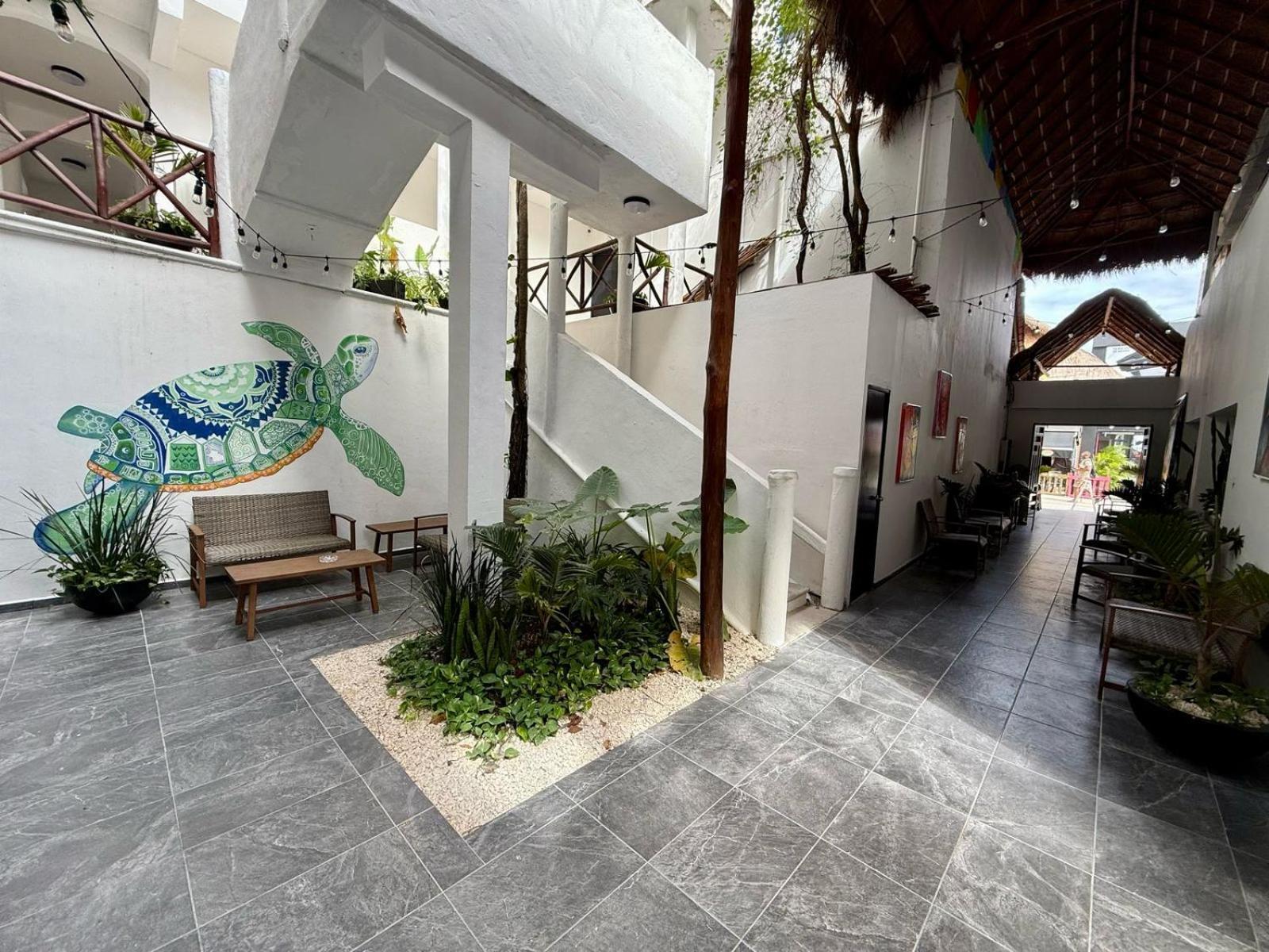 普拉亚卡门 Casa Tortuga 5Th Ave酒店 外观 照片